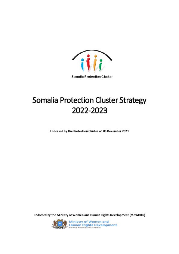 Somalia Protection Cluster Strategy Global Protection Cluster