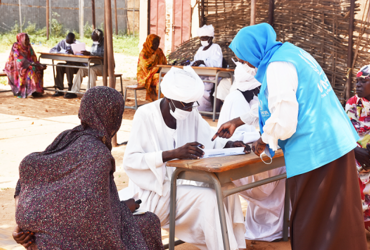 Birth registration in As Salam Camp